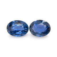1.32&nbsp;Ct.Tw.Total Carat Weight Blue Sapphire Pair from Ceylon (Sri Lanka) Video
