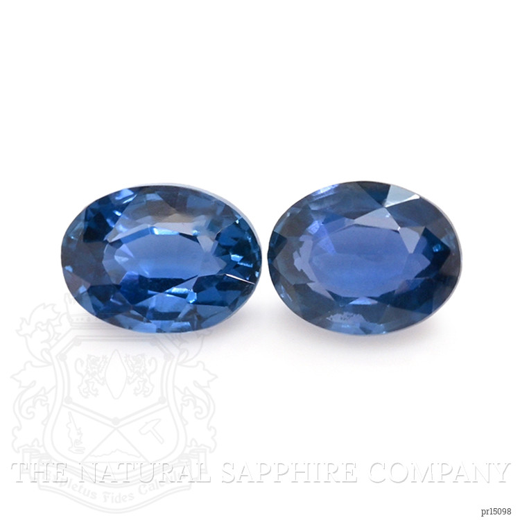 1.32 Ct.Tw. Blue Sapphire Pair from Ceylon (Sri Lanka)
