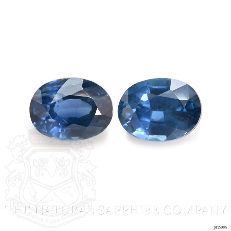 1.00 Ct.Tw. Blue Sapphire Pair from Madagascar