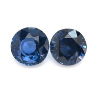 1.31&nbsp;Ct.Tw.Total Carat Weight Blue Sapphire Pair from Madagascar Video