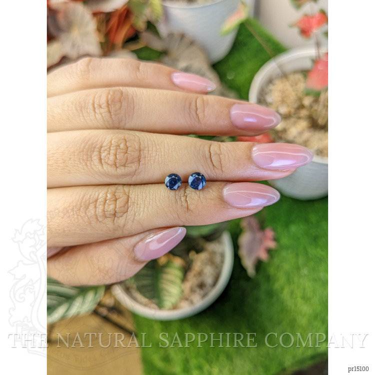 1.31 Ct.Tw. Blue Sapphire Pair from Madagascar