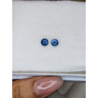 1.22&nbsp;Ct.Tw.Total Carat Weight Blue Sapphire Pair from Madagascar Life Style