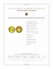 2.12&nbsp;Ct.Tw.Total Carat Weight Yellow Sapphire Pair from Ceylon (Sri Lanka) Scan Report