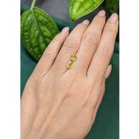 2.12&nbsp;Ct.Tw.Total Carat Weight Yellow Sapphire Pair from Ceylon (Sri Lanka) Life Style