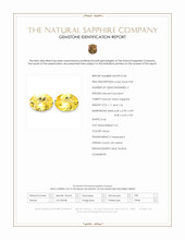 2.37&nbsp;Ct.Tw.Total Carat Weight Yellow Sapphire Pair from Ceylon (Sri Lanka) Scan Report