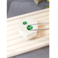 2.95 Ct.Tw.Total Carat Weight Emerald Pair from Zambia Life Style