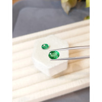 2.95&nbsp;Ct.Tw.Total Carat Weight Emerald Pair from Zambia Life Style