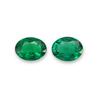 3.46 Ct.Tw.Total Carat Weight Emerald Pair from Zambia Video