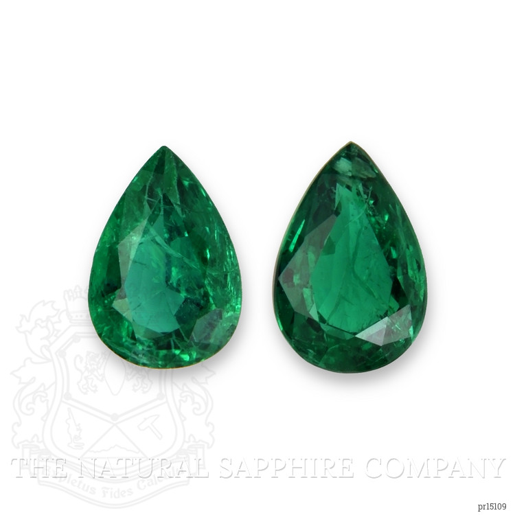 2.68 Ct.Tw. Emerald Pair from Zambia