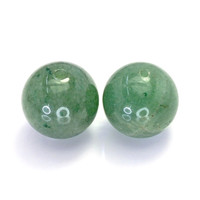 24.68&nbsp;Ct.Tw.Total Carat Weight Bluish Green Jade Pair from Burma (Myanmar) Video