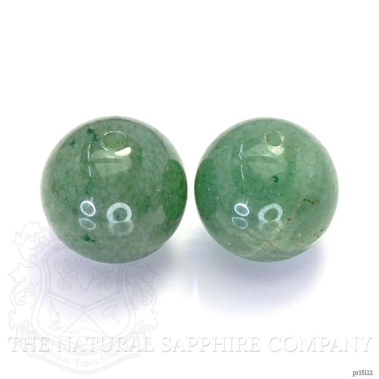 24.68 Ct.Tw. Bluish Green Jade Pair from Burma (Myanmar)