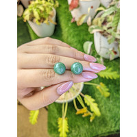 24.68&nbsp;Ct.Tw.Total Carat Weight Bluish Green Jade Pair from Burma (Myanmar) Life Style
