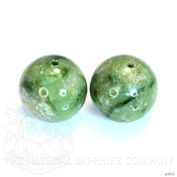 25.83 Ct.Tw. Green Jade Pair from Burma (Myanmar)