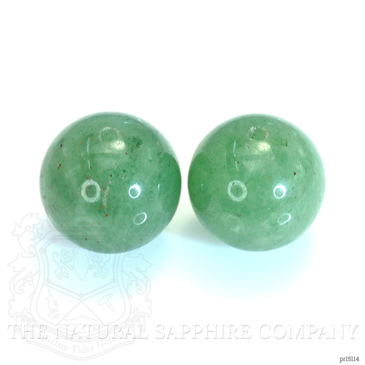 20.81 Ct.Tw. Green Jade Pair from Burma (Myanmar)