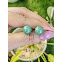 19.86&nbsp;Ct.Tw.Total Carat Weight Green Jade Pair from Burma (Myanmar) Life Style