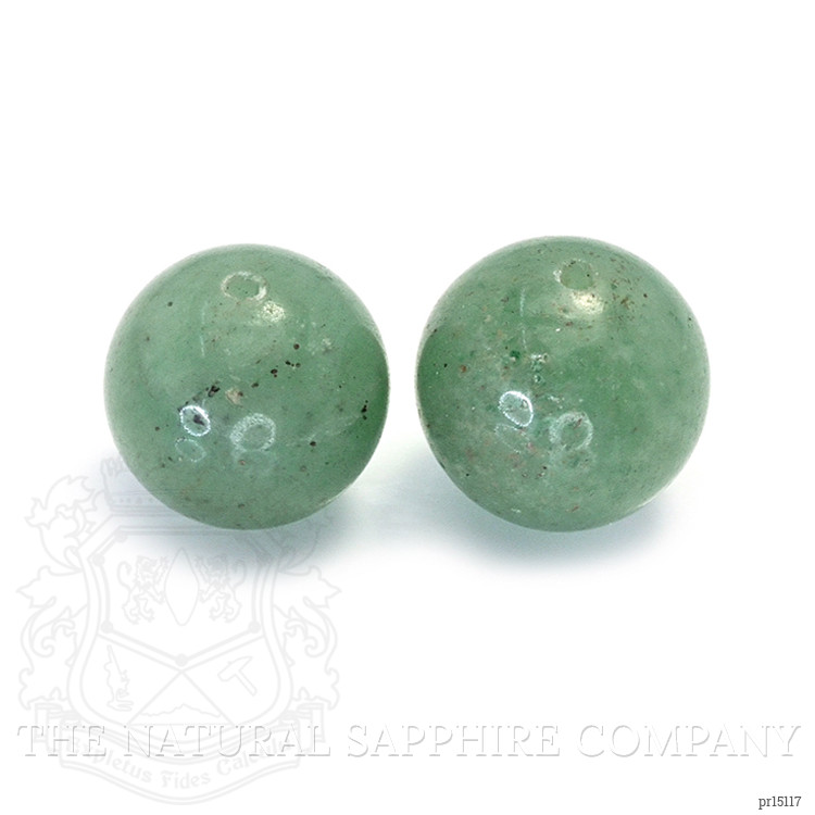 20.36 Ct.Tw. Bluish Green Jade Pair from Burma (Myanmar)