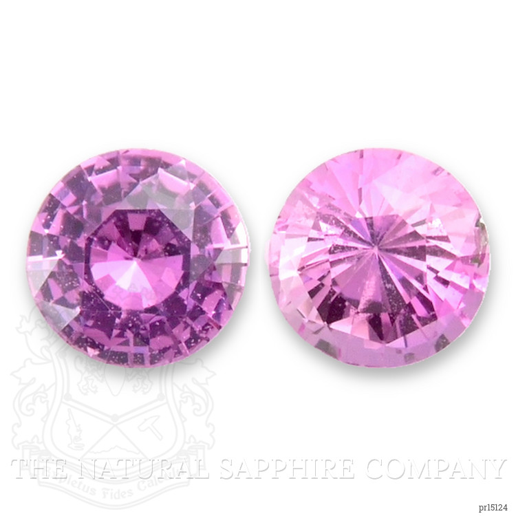 0.87 Ct.Tw. Pink Sapphire Pair from Ceylon (Sri Lanka)