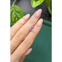 0.86&nbsp;Ct.Tw.Total Carat Weight Purplish Pink Sapphire Pair from Ceylon (Sri Lanka) Life Style