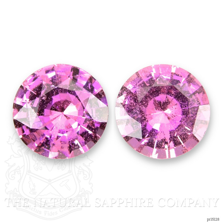 0.74 Ct.Tw. Pink Sapphire Pair from Ceylon (Sri Lanka)