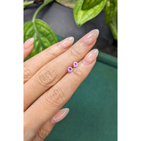 0.74&nbsp;Ct.Tw.Total Carat Weight Pink Sapphire Pair from Ceylon (Sri Lanka) Life Style
