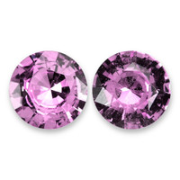 0.93&nbsp;Ct.Tw.Total Carat Weight Pink Sapphire Pair from Ceylon (Sri Lanka) Video