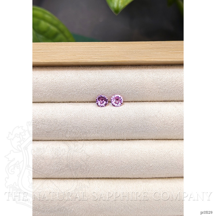 0.93 Ct.Tw. Pink Sapphire Pair from Ceylon (Sri Lanka)