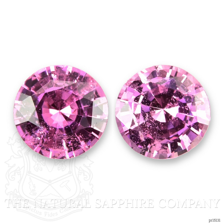 0.83 Ct.Tw. Pink Sapphire Pair from Ceylon (Sri Lanka)