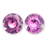 1.20&nbsp;Ct.Tw.Total Carat Weight Purplish Pink Sapphire Pair from Ceylon (Sri Lanka) Video