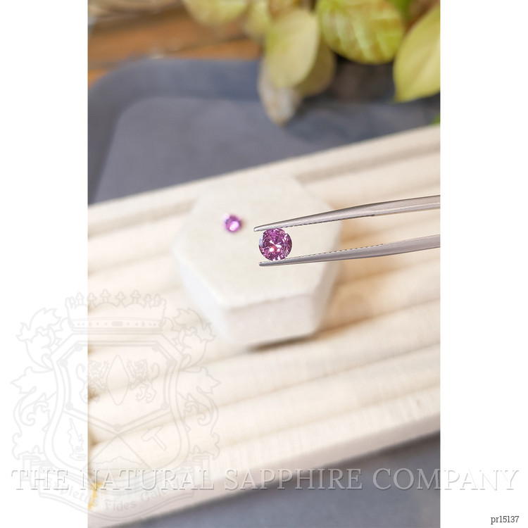 1.20 Ct.Tw. Purplish Pink Sapphire Pair from Ceylon (Sri Lanka)