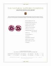1.51&nbsp;Ct.Tw.Total Carat Weight Pink Sapphire Pair from Ceylon (Sri Lanka) Scan Report