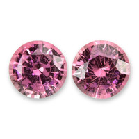 1.51&nbsp;Ct.Tw.Total Carat Weight Pink Sapphire Pair from Ceylon (Sri Lanka) Video