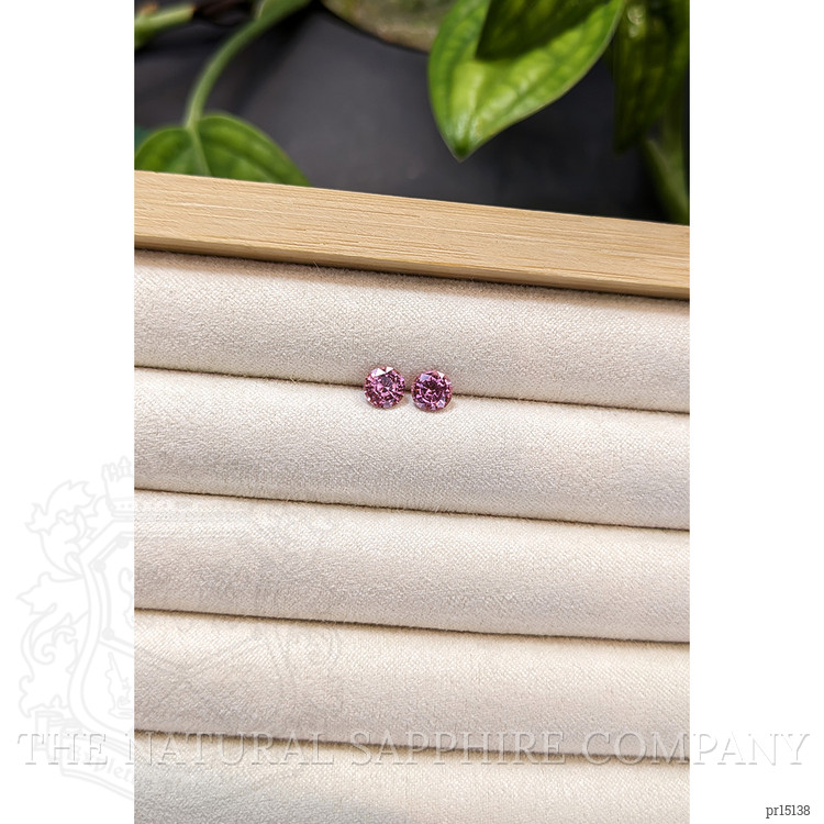 1.51 Ct.Tw. Pink Sapphire Pair from Ceylon (Sri Lanka)