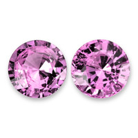 1.47&nbsp;Ct.Tw.Total Carat Weight Pink Sapphire Pair from Ceylon (Sri Lanka) Video
