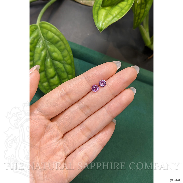 1.47 Ct.Tw. Pink Sapphire Pair from Ceylon (Sri Lanka)