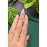 1.47&nbsp;Ct.Tw.Total Carat Weight Pink Sapphire Pair from Ceylon (Sri Lanka) Life Style