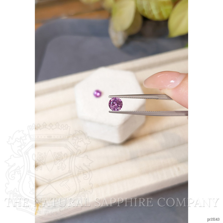 1.44 Ct.Tw. Purplish Pink Sapphire Pair from Ceylon (Sri Lanka)