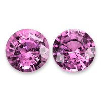 1.46&nbsp;Ct.Tw.Total Carat Weight Pink Sapphire Pair from Ceylon (Sri Lanka) Video