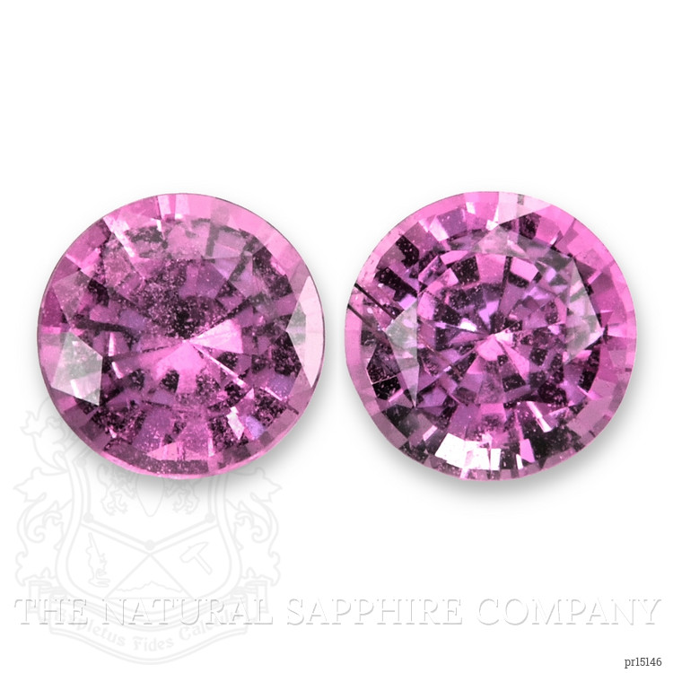 1.53 Ct.Tw. Pink Sapphire Pair from Ceylon (Sri Lanka)