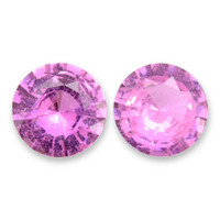 0.92&nbsp;Ct.Tw.Total Carat Weight Pink Sapphire Pair from Ceylon (Sri Lanka) Video