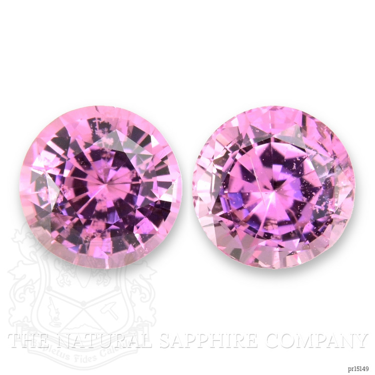 1.32 Ct.Tw. Pink Sapphire Pair from Ceylon (Sri Lanka)