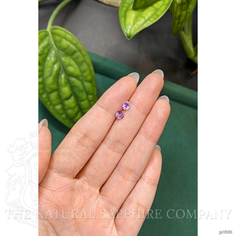 0.94 Ct.Tw. Pink Sapphire Pair from Ceylon (Sri Lanka)