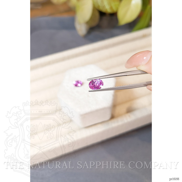 1.80 Ct.Tw. Pink Sapphire Pair from Ceylon (Sri Lanka)