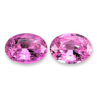 1.78&nbsp;Ct.Tw.Total Carat Weight Pink Sapphire Pair from Ceylon (Sri Lanka) Video