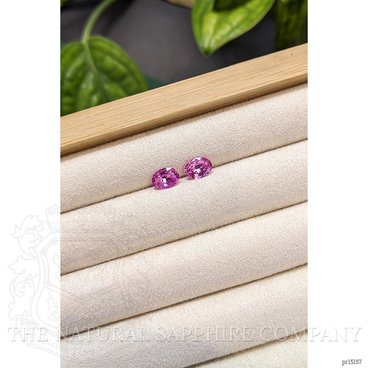 1.78 Ct.Tw. Pink Sapphire Pair from Ceylon (Sri Lanka)