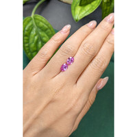 1.78&nbsp;Ct.Tw.Total Carat Weight Pink Sapphire Pair from Ceylon (Sri Lanka) Life Style