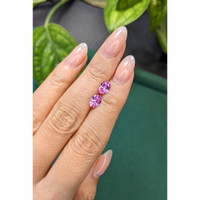 1.71&nbsp;Ct.Tw.Total Carat Weight Pink Sapphire Pair from Ceylon (Sri Lanka) Life Style