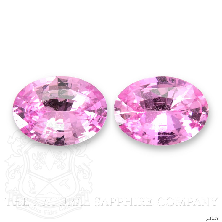 1.75 Ct.Tw. Pink Sapphire Pair from Ceylon (Sri Lanka)