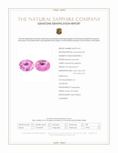 1.83&nbsp;Ct.Tw.Total Carat Weight Pink Sapphire Pair from Ceylon (Sri Lanka) Scan Report