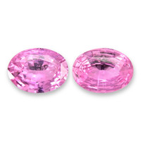 1.83&nbsp;Ct.Tw.Total Carat Weight Pink Sapphire Pair from Ceylon (Sri Lanka) Video