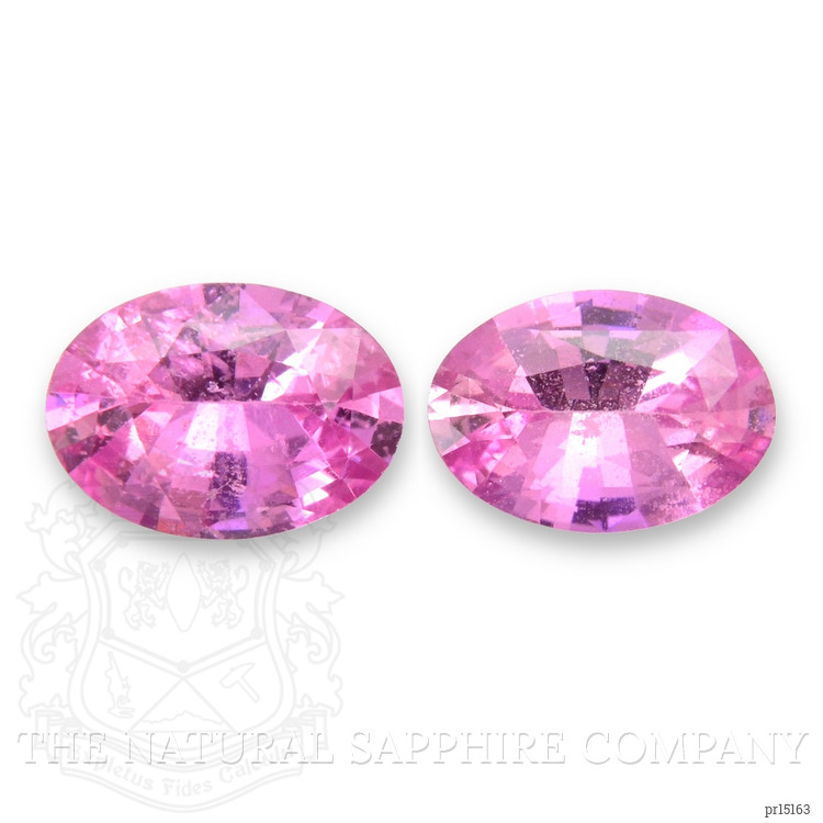 1.38 Ct.Tw. Pink Sapphire Pair from Ceylon (Sri Lanka)